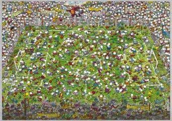 Puzzle Heye 4000 Pièces - Crazy World Cup Par Mordillo - 136 X 96
