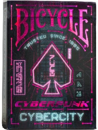 CARTE BICYCLE CYBERPUNK CITY