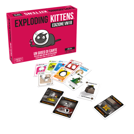 EXPLODING KITTENS V.M. 18 - pink edition