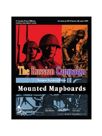THE RUSSIAN CAMPAIGN MOUNTED MAP