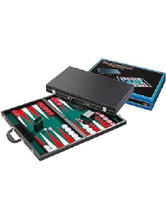 BACKGAMMON TORNEO SIMILPELLE / VERDE