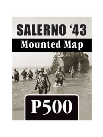 SALERNO '43 MOUNTED MAP