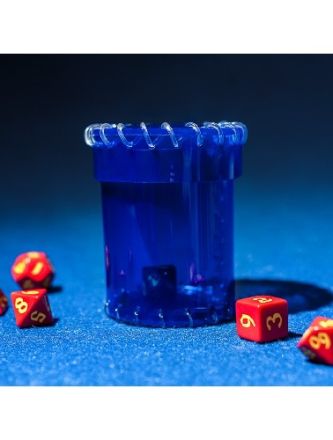 AGE OF PLASTIC BLUE DICE CUP (PVC)