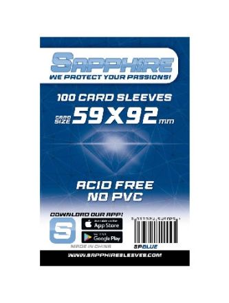 DECK PROTECTORS SAPPHIRE BLUE (59 X 92)
