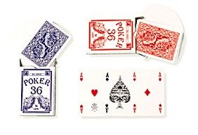 CARTE POKER 36 ROSSE