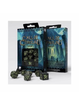 SET 7 DADI CALL OF CTHULHU NERI/GLOW