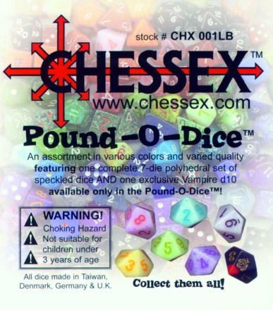 POUND OF DICE (ASSORTED)