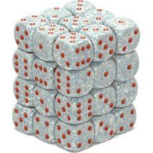 SET 36 DADI 6 F. 12 MM. SPECKLED ARIA