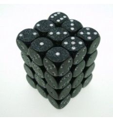 SET 36 DADI 6 F. 12 MM. SPECKLED NINJA