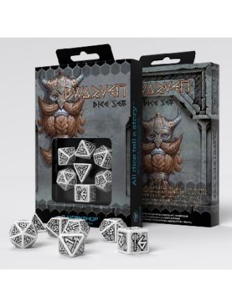 SET 7 DADI NANICI BIANCHI/NERI