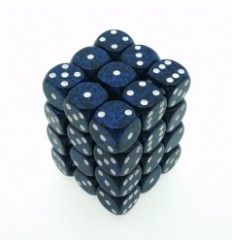 SET 36 DADI 6 F. 12 MM. SPECKLED STEALTH