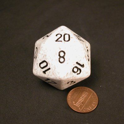 DADO 20 GIGANTE SPECKLED ARCTIC CAMO