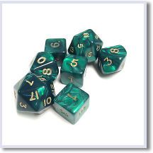 SET DADI PERLA 'BARO' VERDI