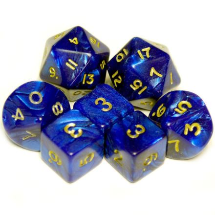 SET DADI PERLA 'BARO' BLU