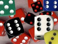 SACCHETTO 50 DADI 6 F. 16 MM. OPACHI