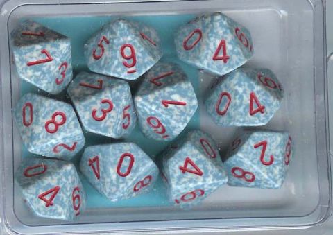 SET 10 D10 SPECKLED ARIA