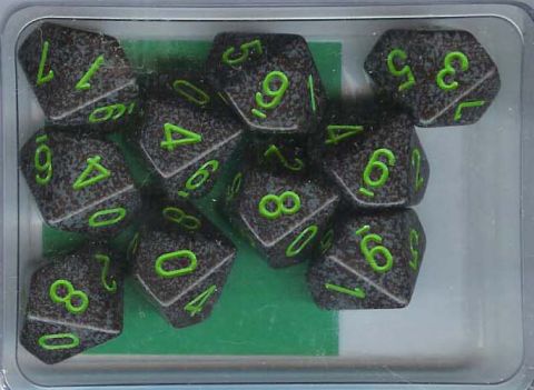 SET 10 D10 SPECKLED TERRA