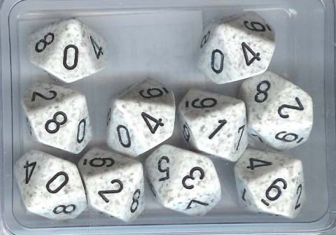 SET 10 D10 SPECKLED ARTIC CAMO