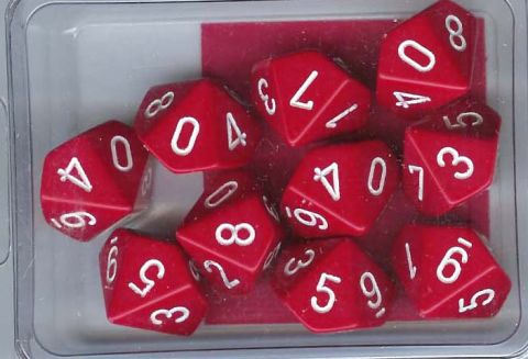 SET 10 D10 OPACHI ROSSI/BIANCHI