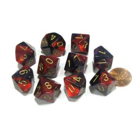 SET 10 D10 GEMINI VIOLA-ROSSI