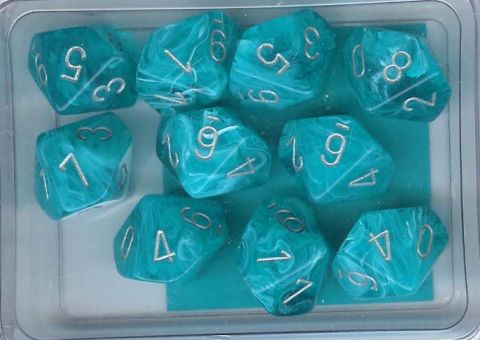 SET 10 D10 CIRRUS ACQUA/ARGENTO