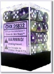 SET 36 DADI 12 MM. GEMINI 2 VIOLA-ACC.