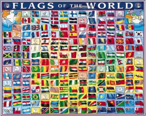 PUZZLE 1000: FLAGS OF THE WORLD
