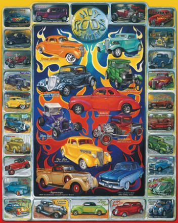PUZZLE 1000: HOT RODS