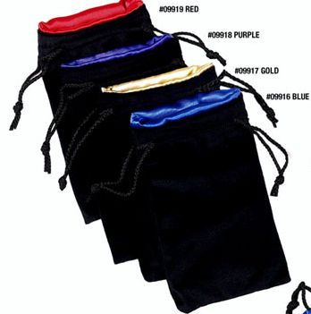 SACCHETTO PORTADADI GRANDE VELLUTO ORO