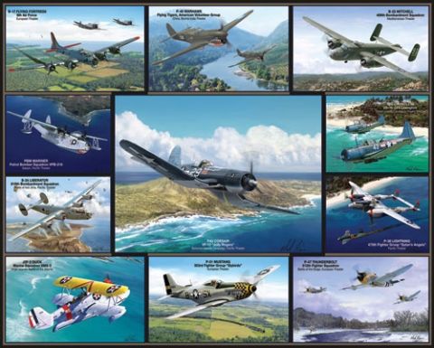 PUZZLE 1000: AIRPLANES OF WORLD WAR II