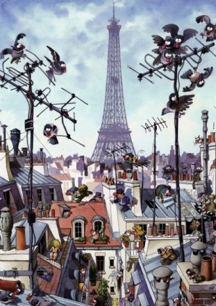 PUZZLE 1000: LOUP, EIFFEL TOWER