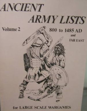 ANCIENT ARMY LISTS 800 TO 1485 AD