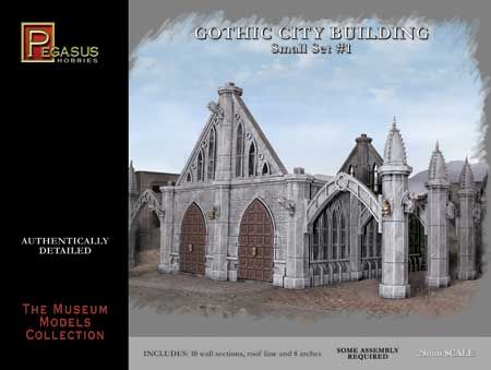 GOTHIC CITY BUILDING SMALL SET 1