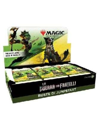 MTG - LA GUERRA DEI FRATELLI - BOX (18) BUSTE JUMPSTART