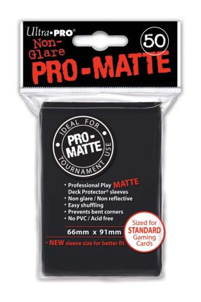 DECK PROTECTORS PRO MATTE NERI (50)