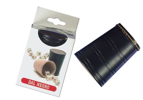 BICCHIERE NERO + DADI POKER