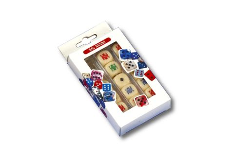 CONFEZIONE DADI POKER 22 MM.