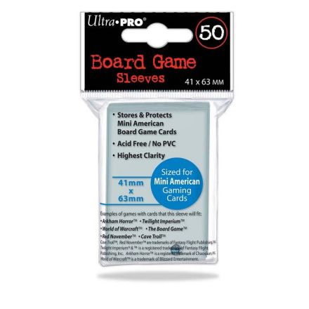 DECK PROTECTORS BOARDGAMES 41 x 63 (50)