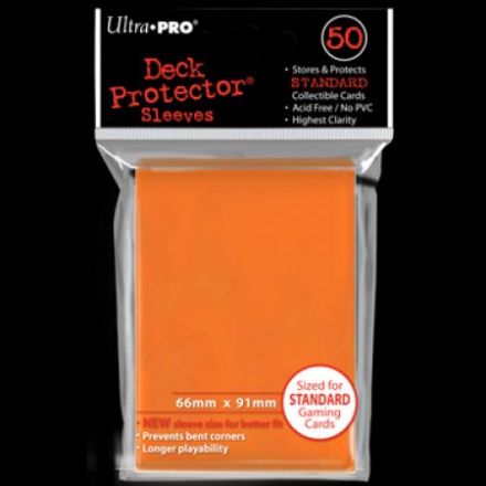 DECK PROTECTORS STANDARD ARANCIONI (50)
