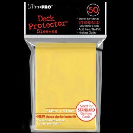 DECK PROTECTORS STANDARD GIALLI (50)