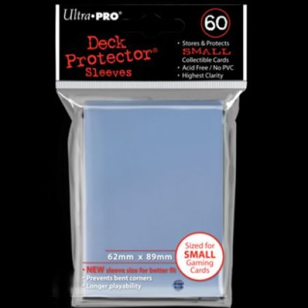 MINI DECK PROTECTORS CLEAR (60)
