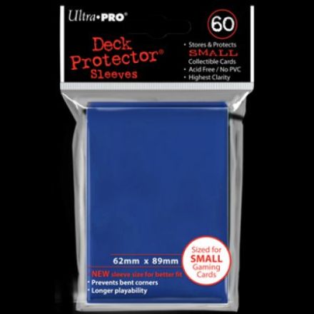 MINI DECK PROTECTORS BLU (60)