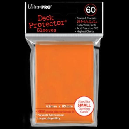 MINI DECK PROTECTORS ARANCIONI (60)