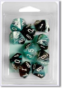 SET 10 D10 GEMINI 5 NERO-GUSCIO/BIANCHI