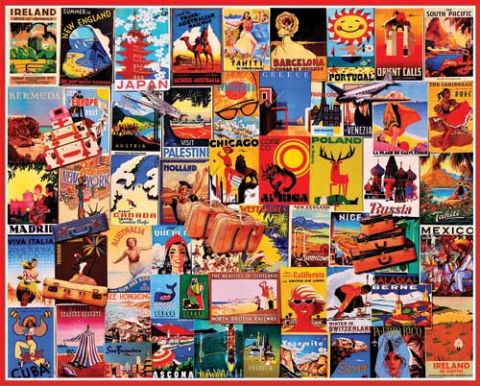 PUZZLE 1000: TRAVEL POSTERS