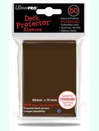 DECK PROTECTORS STANDARD MARRONI (50)