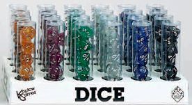 TUBO 7 DADI GLITTER VIOLA