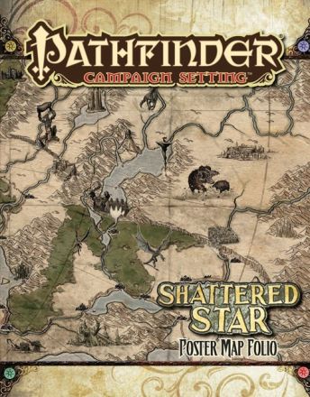 SHATTERED STAR POSTER MAP FOLIO