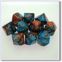 SET 10 D10 GEMINI 6 RAME-ACQUA/ARGENTO