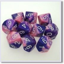 SET 10 D10 GEMINI 6 ROSA-VIOLA/BIANCHI